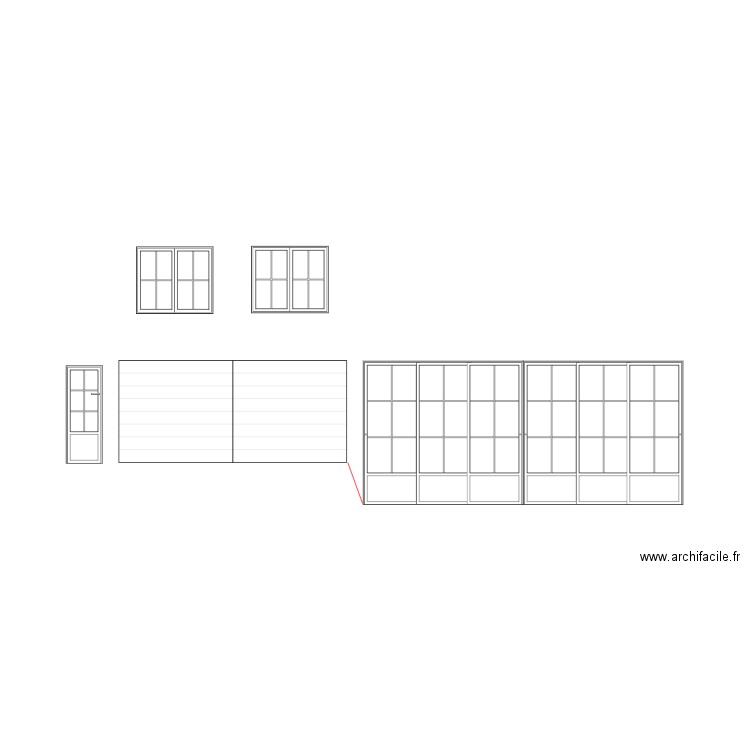 façade sous sol. Plan de 0 pièce et 0 m2