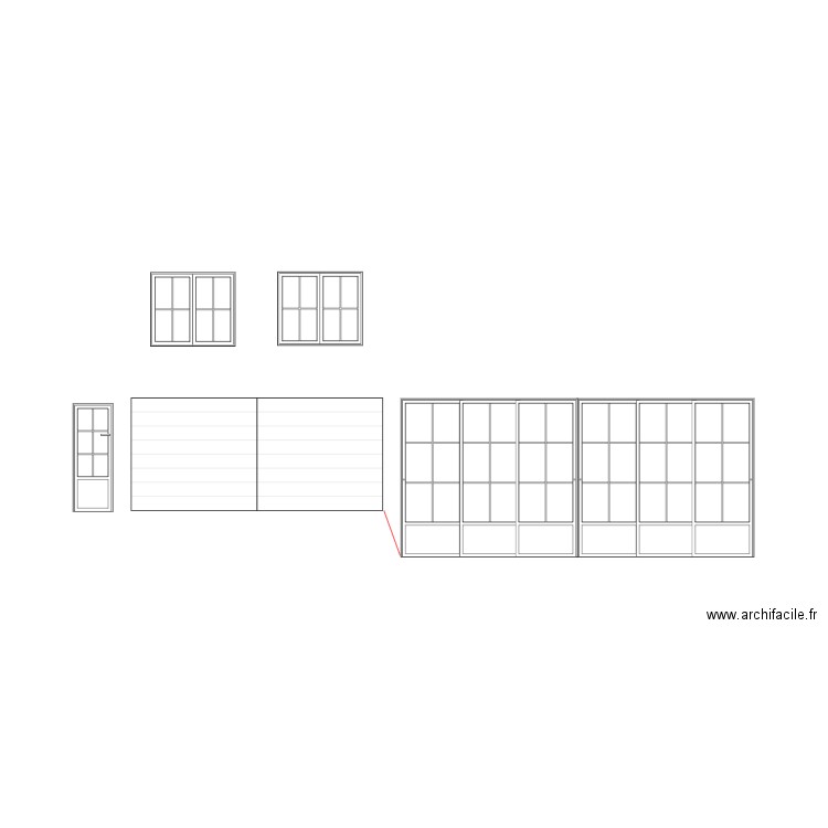 façade sous sol. Plan de 0 pièce et 0 m2