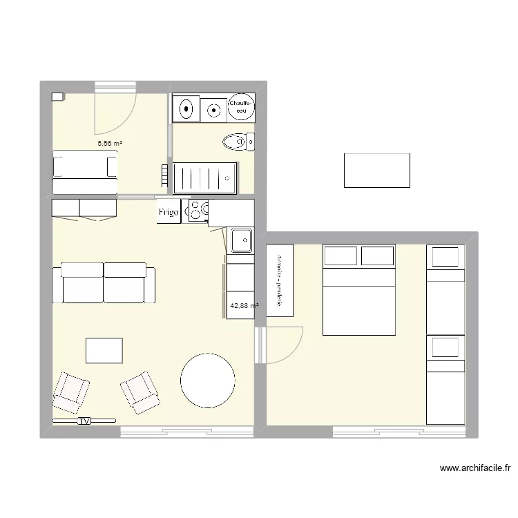 LA MONGIE FUTURE cuisine. Plan de LA MONGIE FUTURE cuisine. Plan de