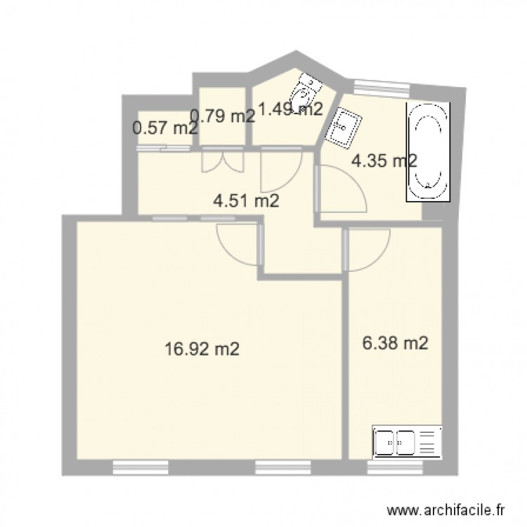 7 maillard Peirera. Plan de 0 pièce et 0 m2