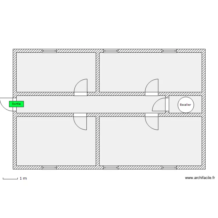 Annexe auberge - 1er &Atilde;&copy;tage. Plan de 