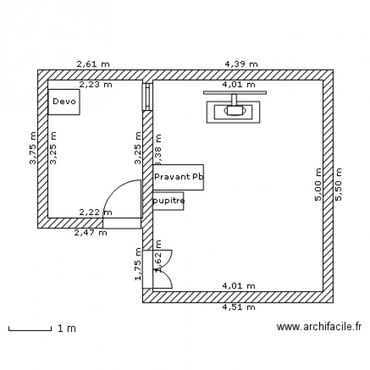 PLAN SALLE DE RADIOLOGIE HOPITAL SILENCE ZIGUINCHOR SENEGAL . Plan de 0 pièce et 0 m2