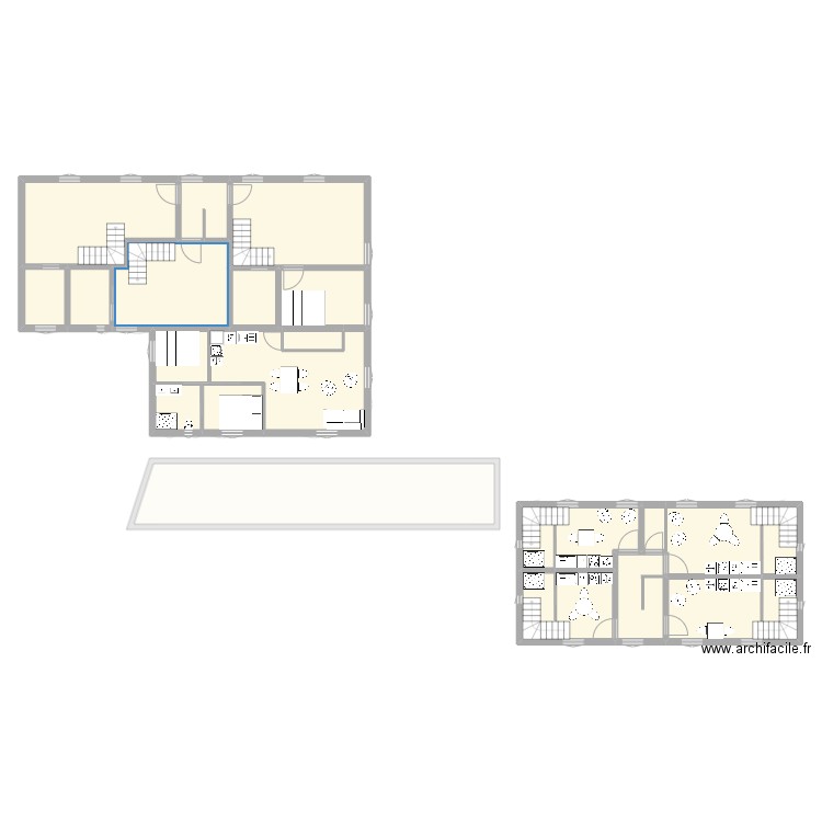 locmaria 2. Plan de 48 pièces et 605 m2