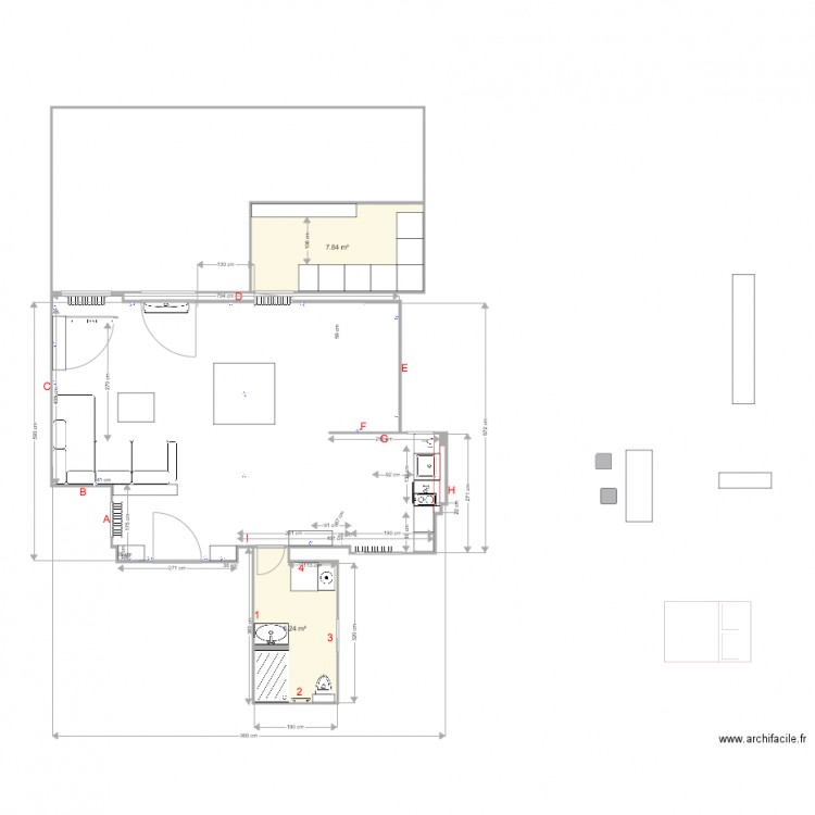 Molerova corrected v3 rotation lit  cuisine. Plan de 0 pièce et 0 m2