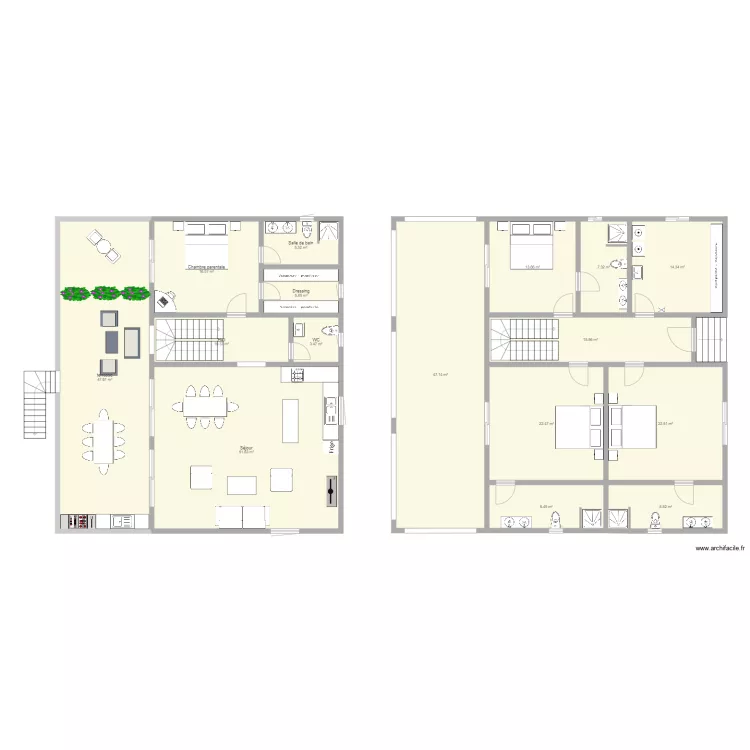 mbodiene agrandi. Plan de 