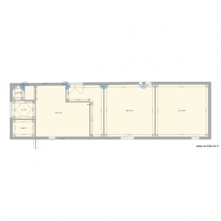 Aménagement Grange 2 Montoison. Plan de 0 pièce et 0 m2