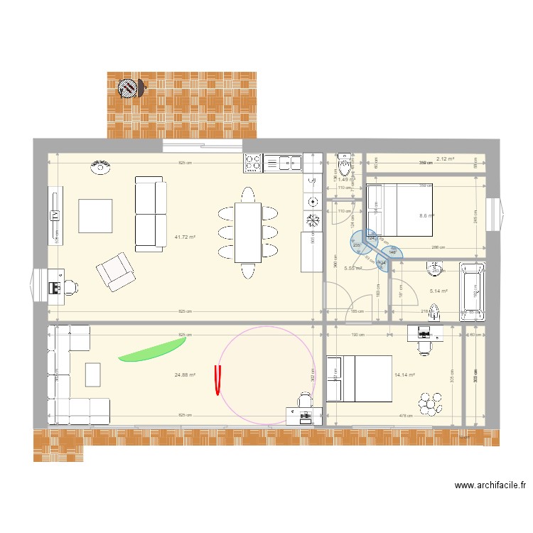 maison projet. Plan de 0 pièce et 0 m2