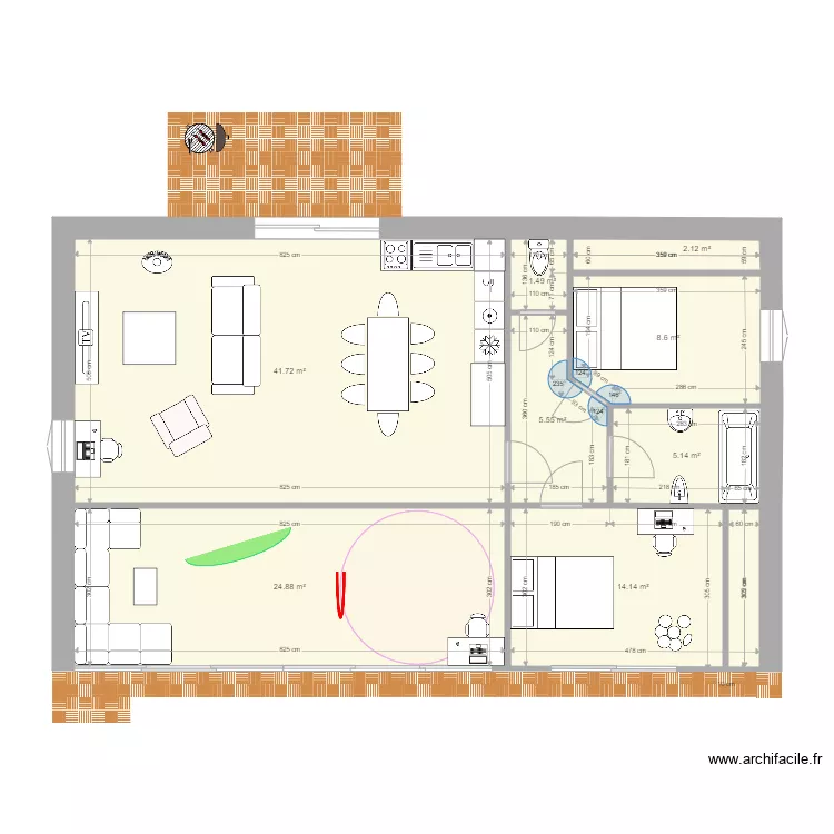 maison projet. Plan de maison projet. Plan de