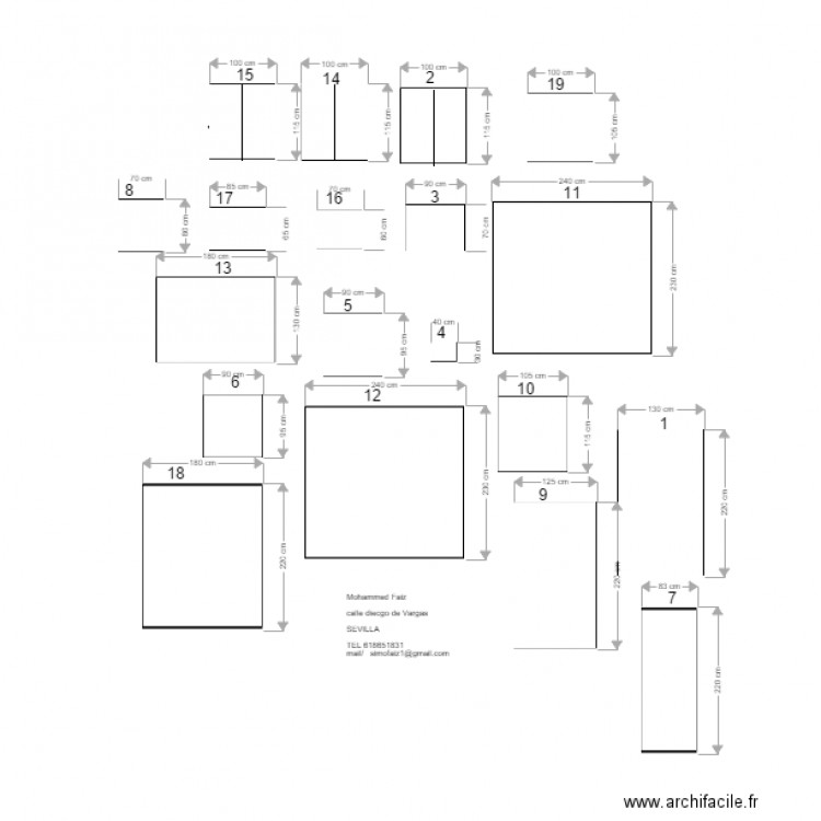 FENETRE basculante CHIFFRE. Plan de 0 pièce et 0 m2