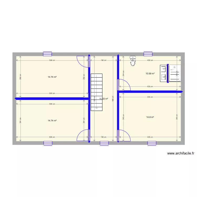 grenier. Plan de 