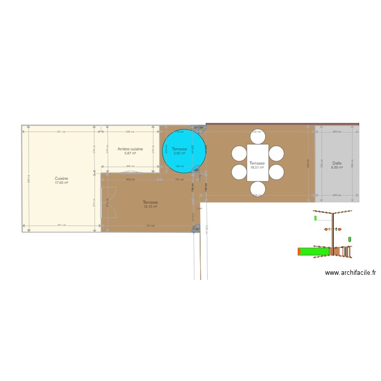 Plan Jardin Aménagé. Plan de 0 pièce et 0 m2