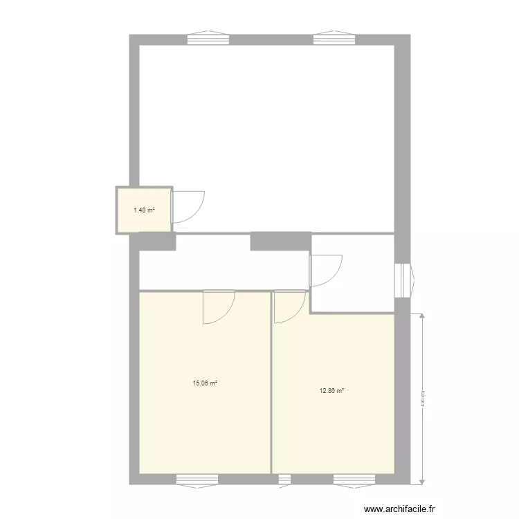 maison AT. Plan de 