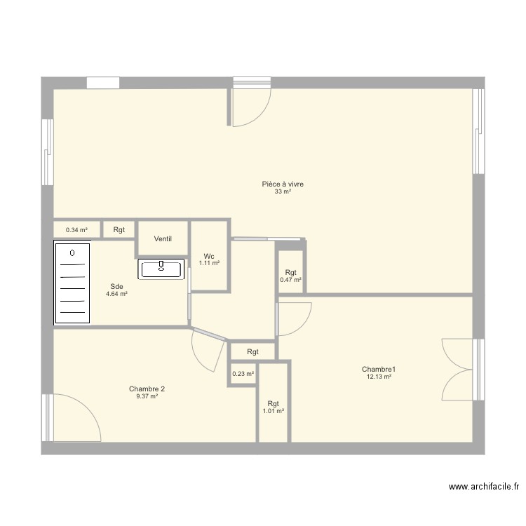 gris Blagnac. Plan de 0 pièce et 0 m2