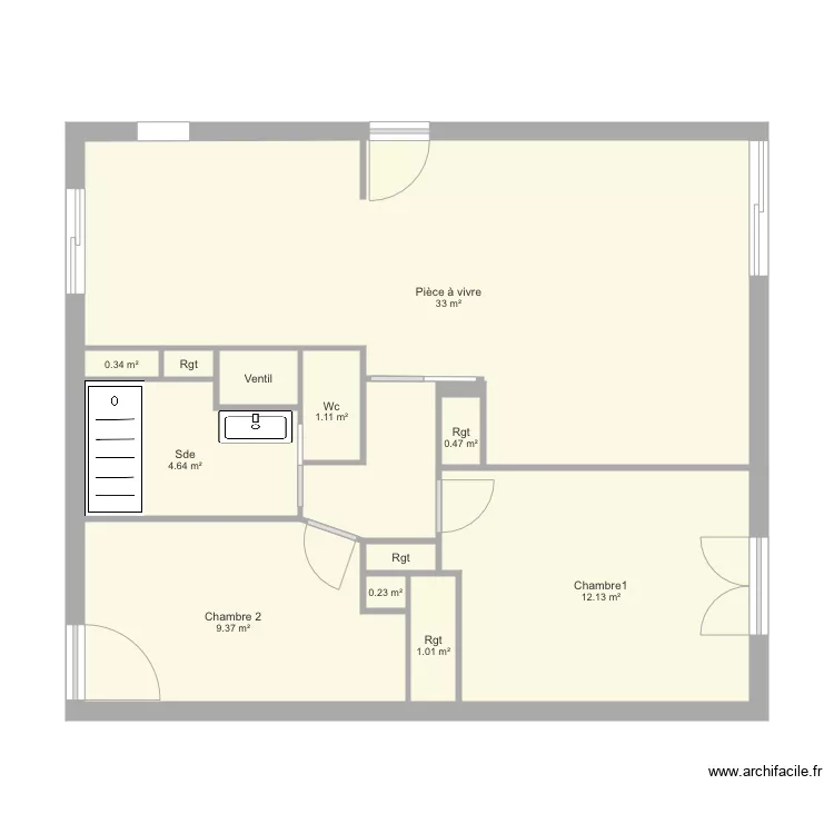 gris Blagnac. Plan de 