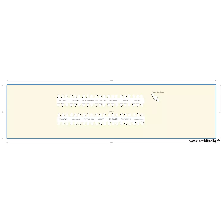 LUCY ET STEPHEN PLAN 2 - 14 TABLES 88 PAX . Plan de 