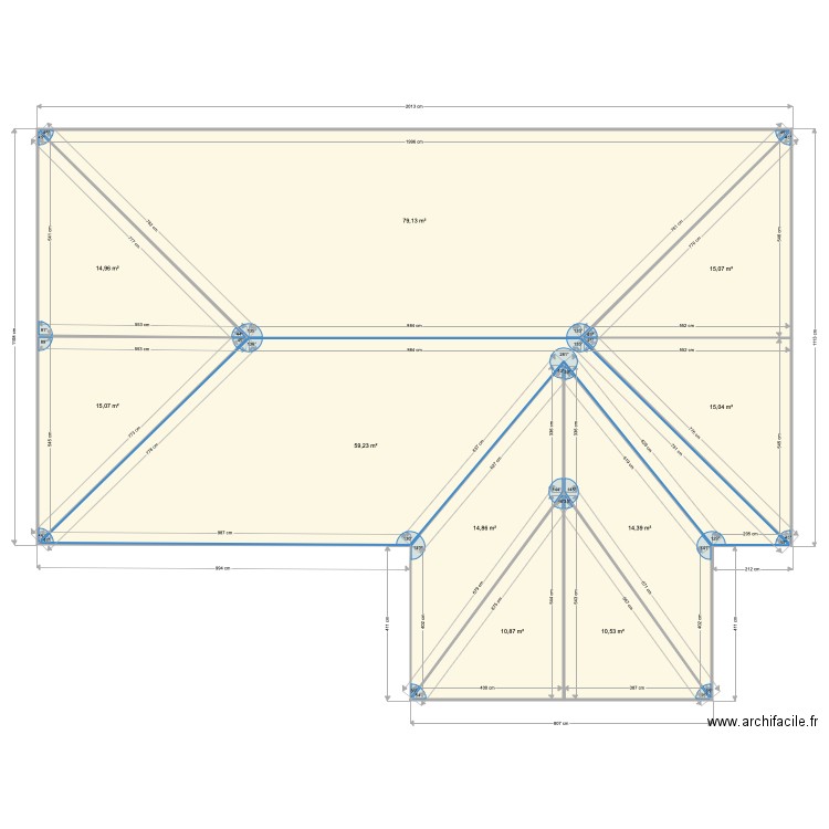 20210423 Projet Toiture CATTOEN. Plan de 0 pièce et 0 m2