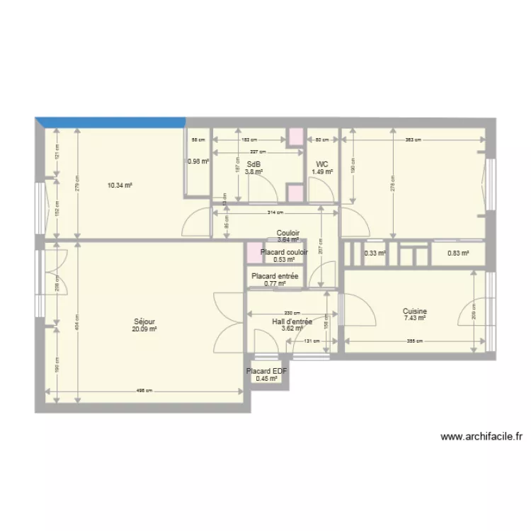 Pierre Loti apr&egrave;s modifications. Plan de 