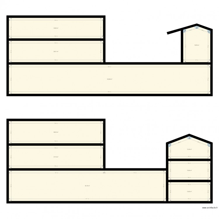 265 judaique coupe. Plan de 0 pièce et 0 m2