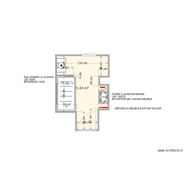 LECOINTRE GISELE . Plan de 0 pièce et 0 m2