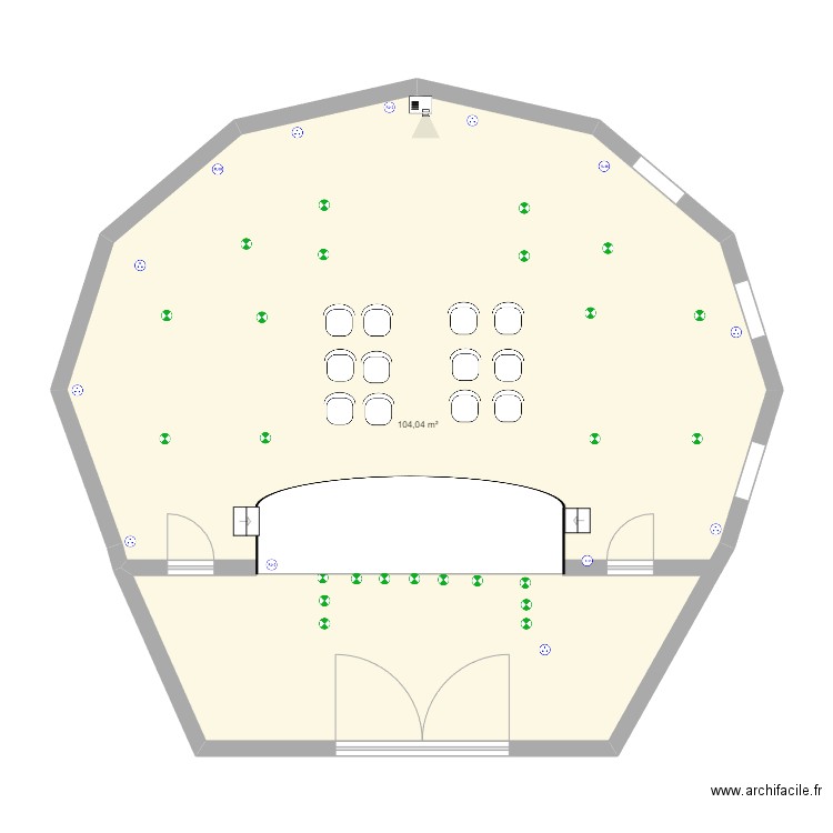 polivalente. Plan de 0 pièce et 0 m2