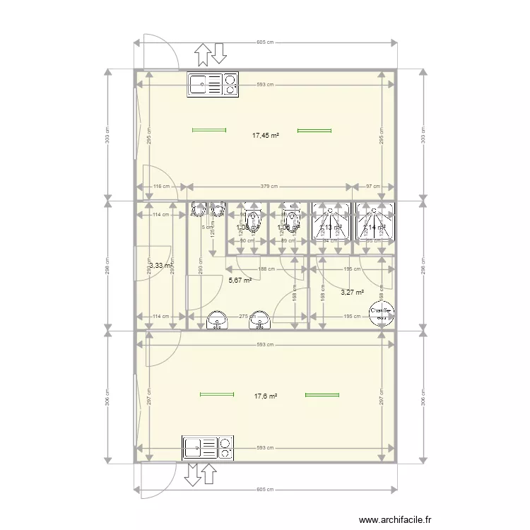 SOS village enfants. Plan de 