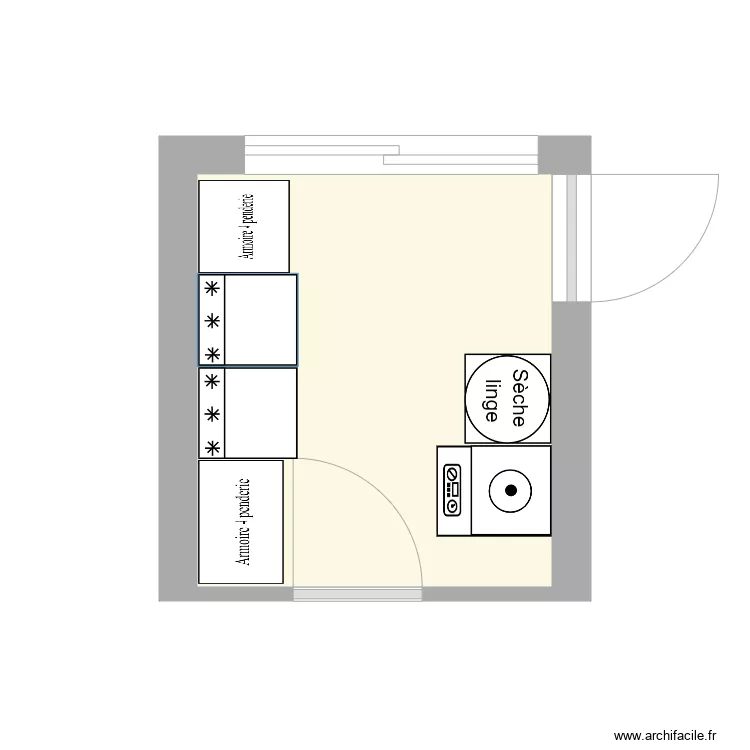 cellier. Plan de cellier. Plan de