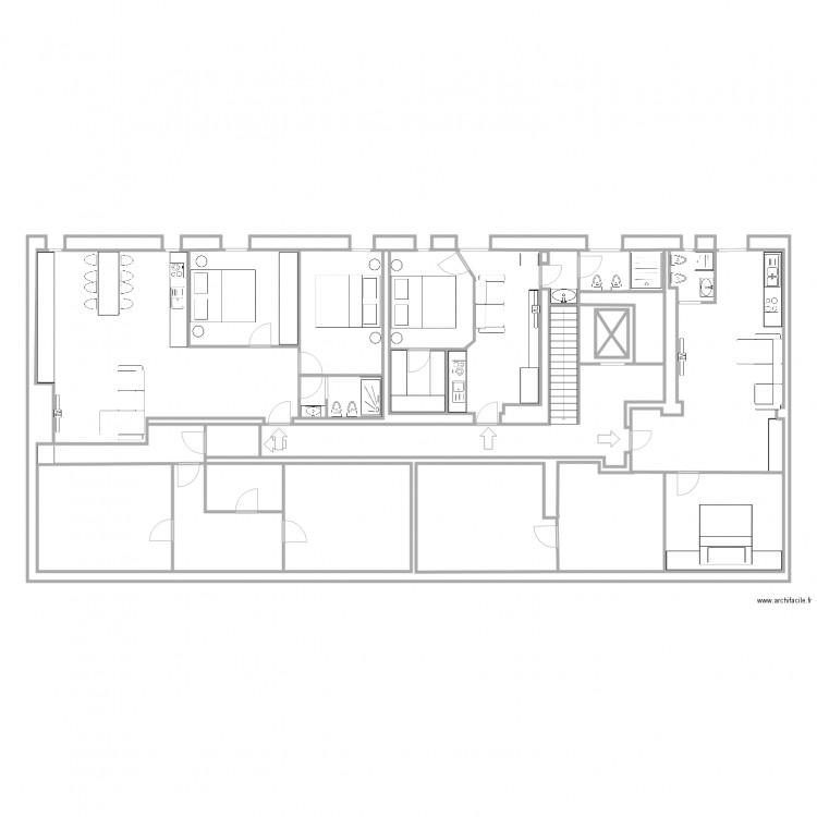 atico benedetto marcello nuovo. Plan de 0 pièce et 0 m2