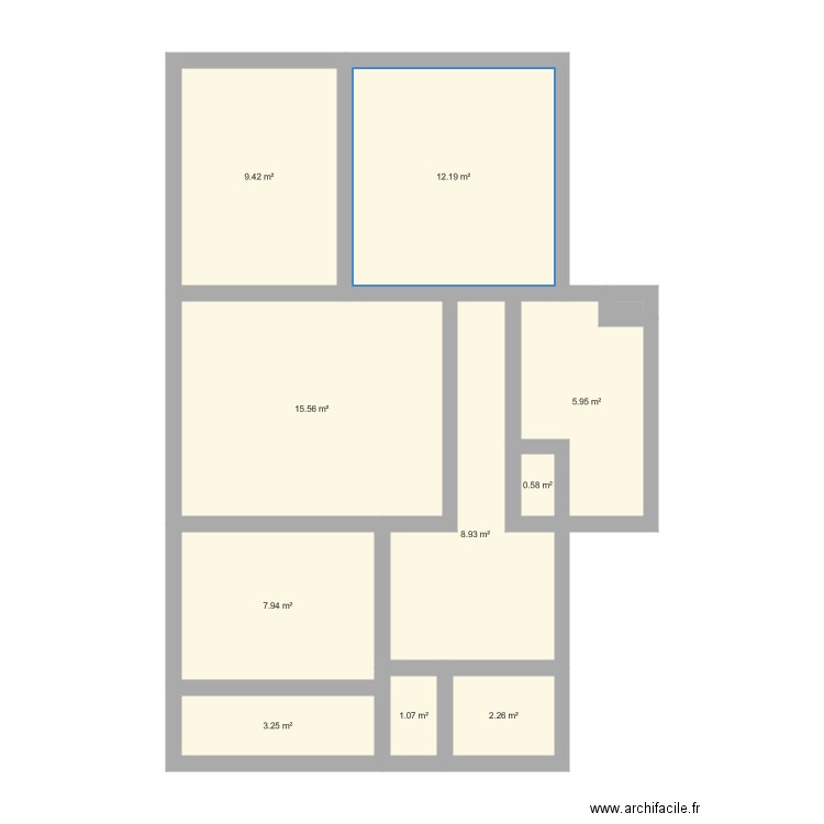 appartement benj. Plan de 0 pièce et 0 m2