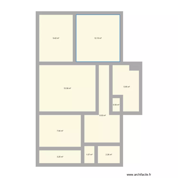 appartement benj. Plan de 