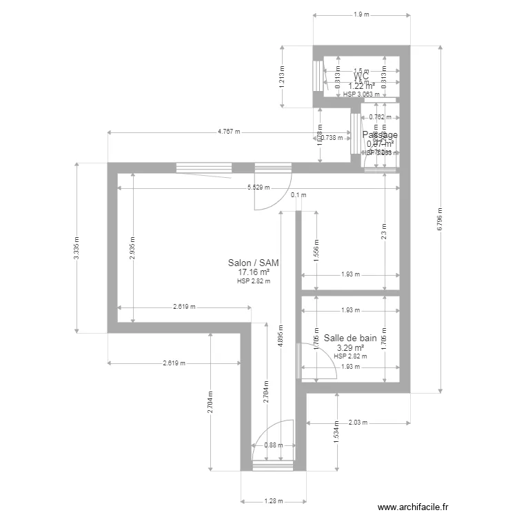 M LEVASSEUR. Plan de 