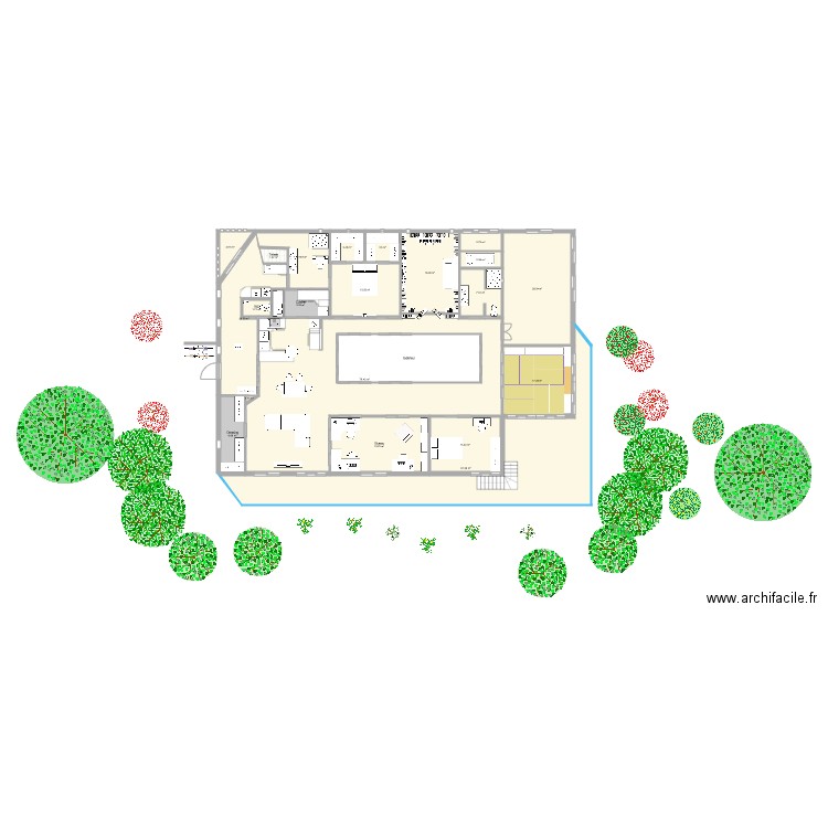 test 43. Plan de 0 pièce et 0 m2