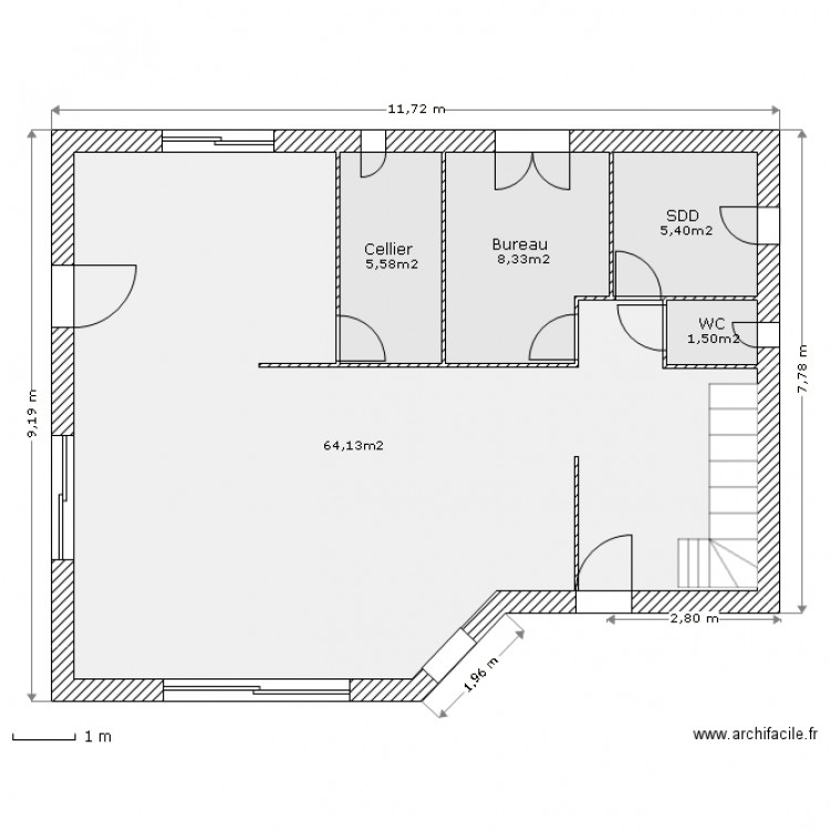 Plan. Plan de 0 pièce et 0 m2
