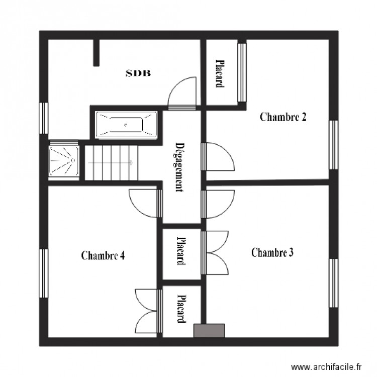 DA COSTA 1ETG. Plan de 0 pièce et 0 m2