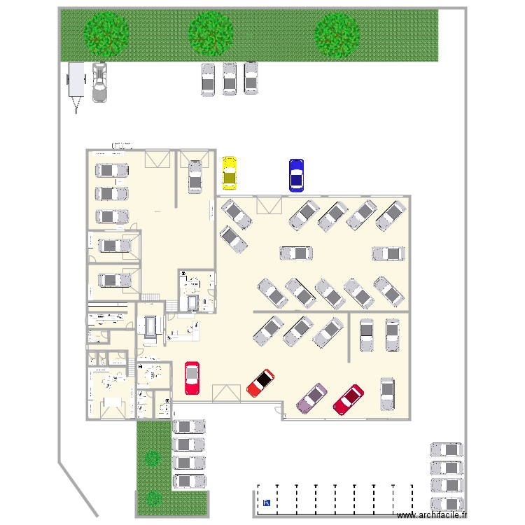 events automobil. Plan de 0 pièce et 0 m2