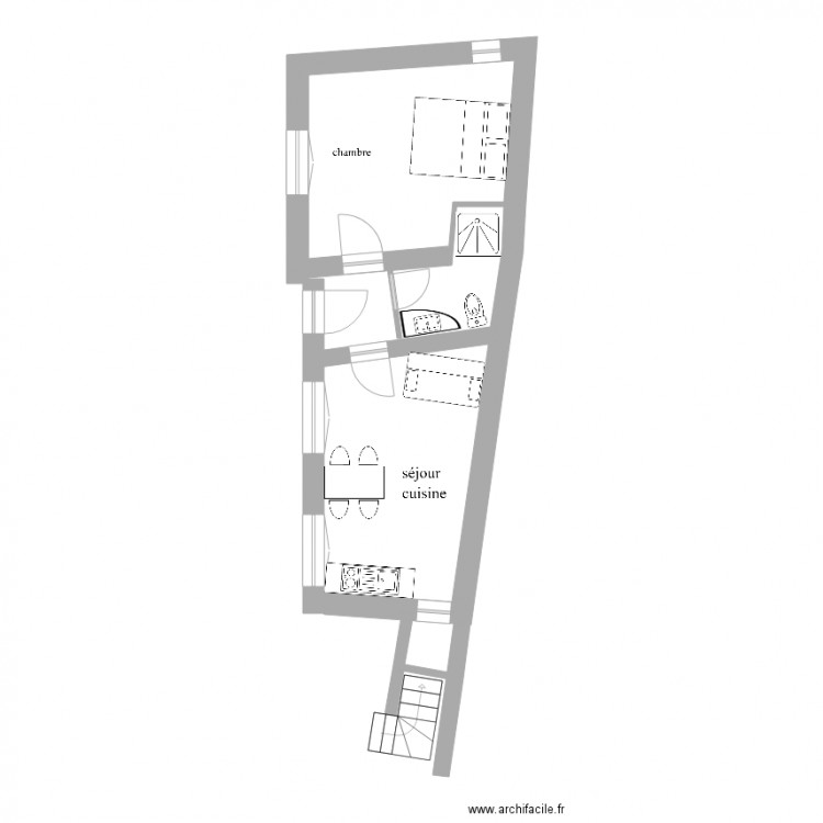 annexe rez chaussee. Plan de 0 pièce et 0 m2