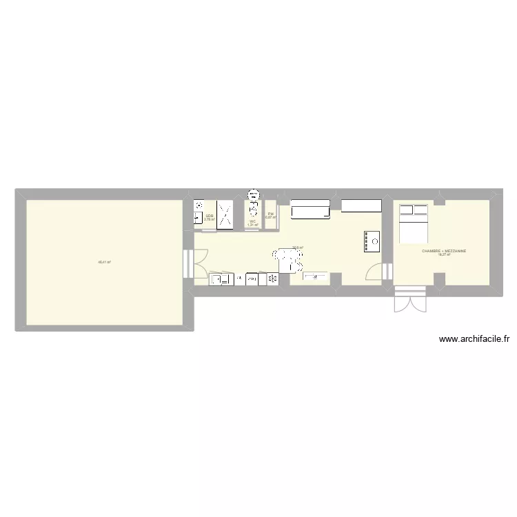 MAISON OPOUL. Plan de MAISON OPOUL. Plan de