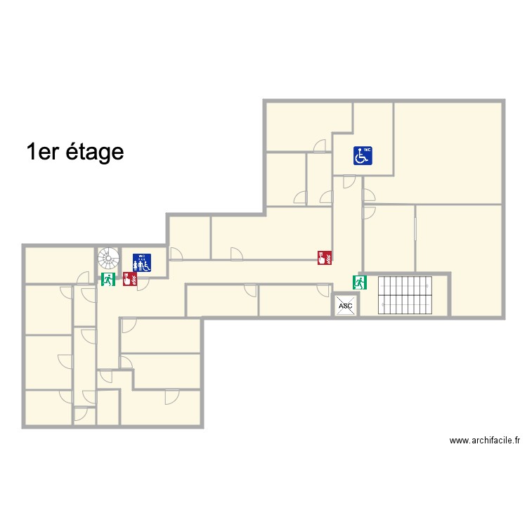 Espace richelieu 1er. Plan de 0 pièce et 0 m2