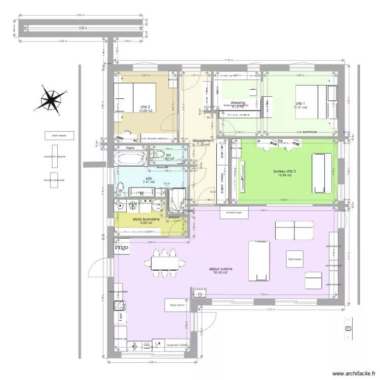 maison45. Plan de 