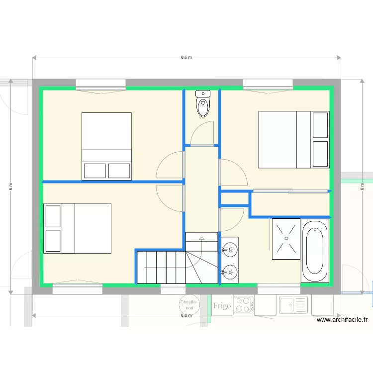 PLAN MAISON ST AUNES final 1. Plan de 