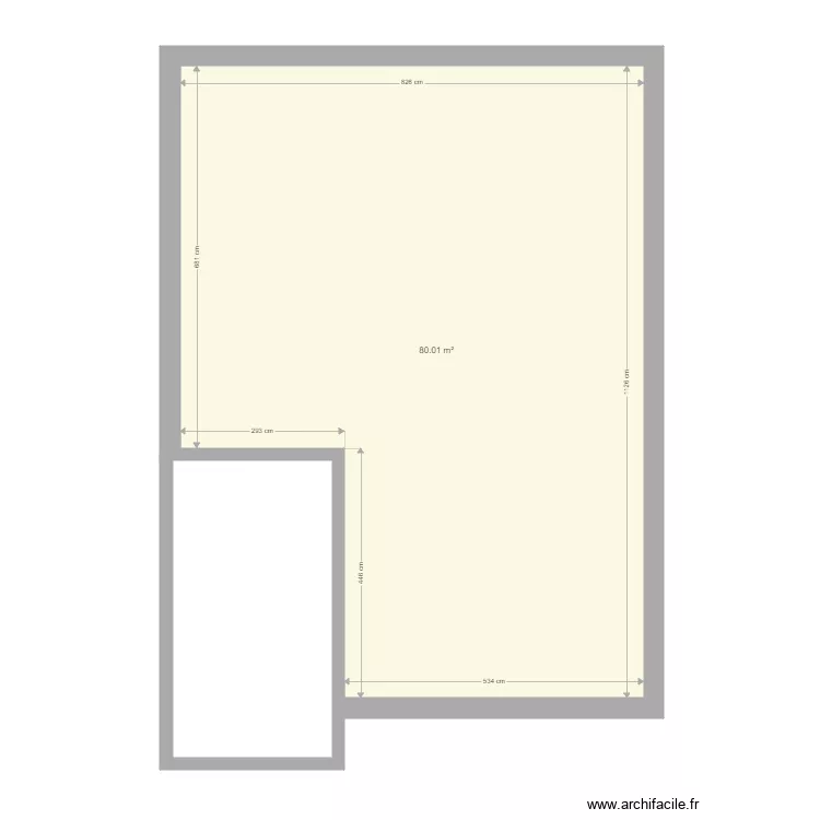 LORIE G 80 9ML DE LARGE. Plan de 