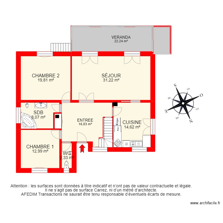 BI 10629. Plan de 28 pièces et 367 m2