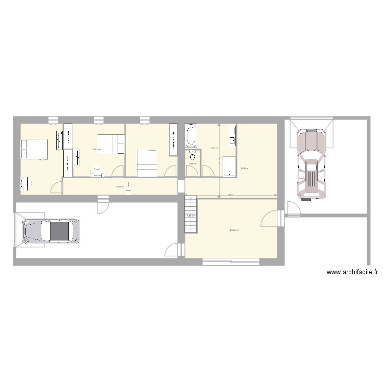 etage roquebrune. Plan de 0 pièce et 0 m2