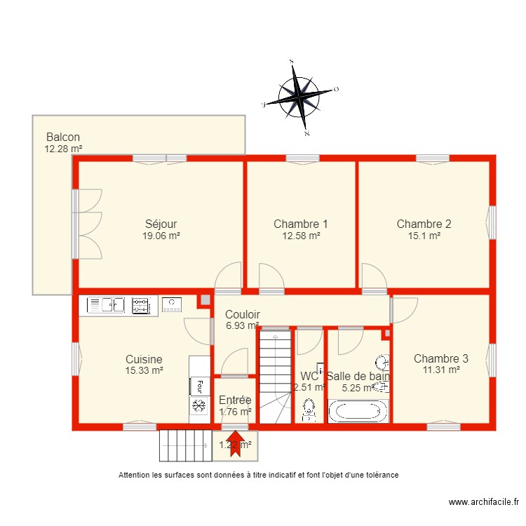 BI 5660 rdc non côté. Plan de 0 pièce et 0 m2