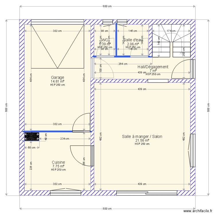 LAFON RDC. Plan de 0 pièce et 0 m2