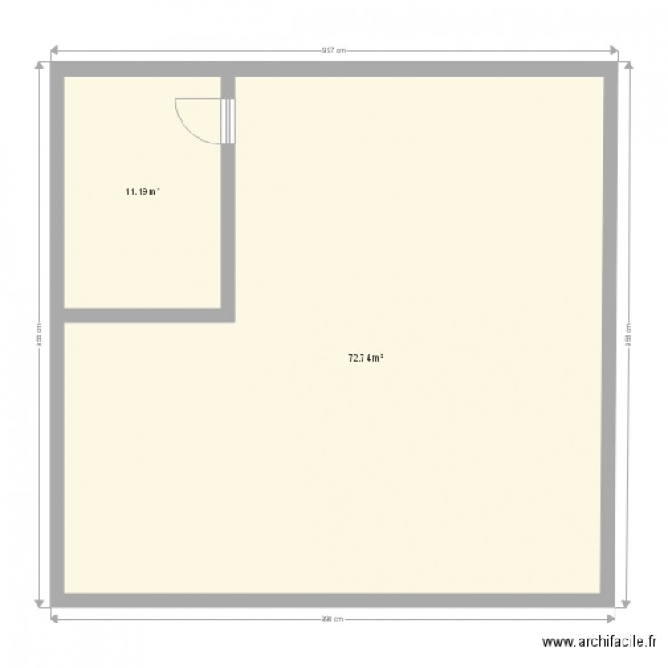 redon. Plan de 0 pièce et 0 m2