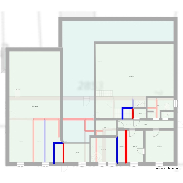 Ferme Plan 1. Plan de 0 pièce et 0 m2