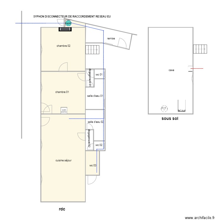 BOULISSIA ASS. Plan de 13 pièces et 121 m2