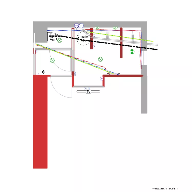 sdb nicoliere. Plan de sdb nicoliere. Plan de