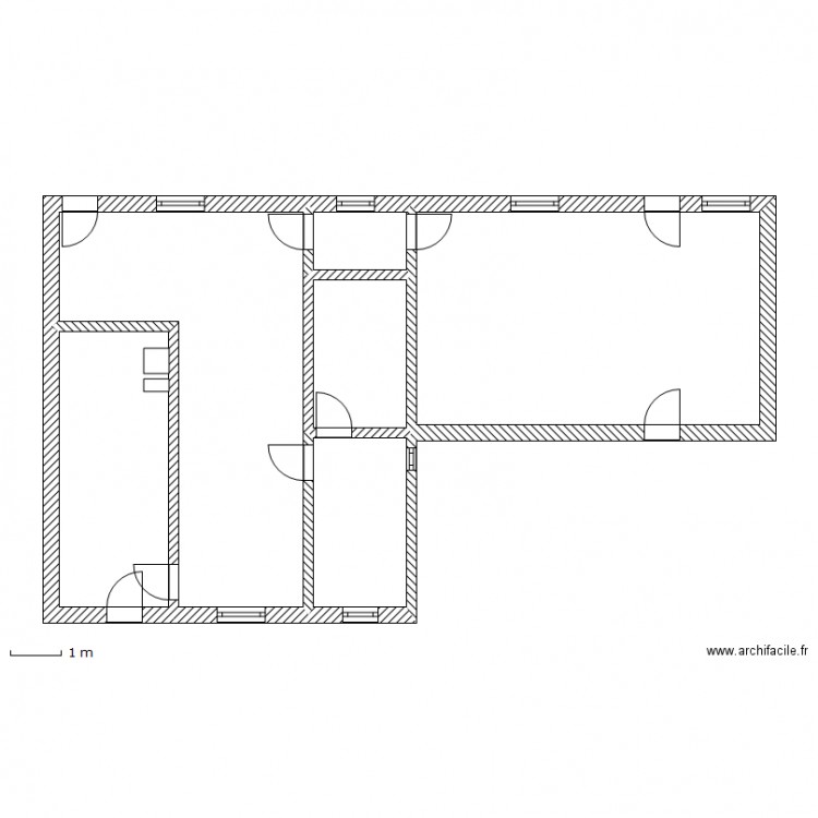 Rez-de-Chaussée. Plan de 0 pièce et 0 m2