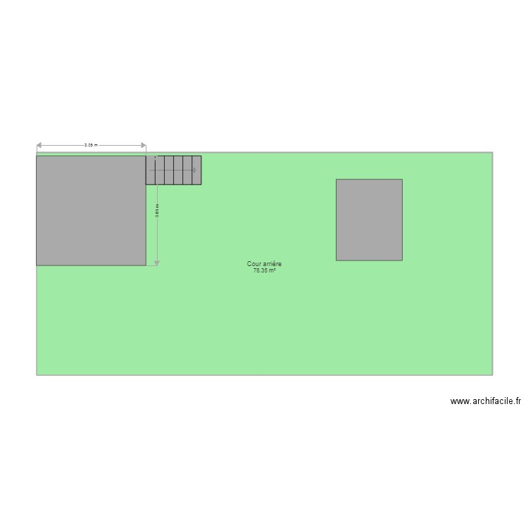 Terrasse 2018. Plan de 0 pièce et 0 m2